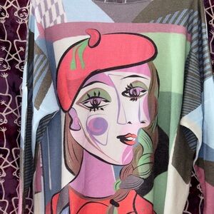 Abstract Art Graphic Women's Sweater